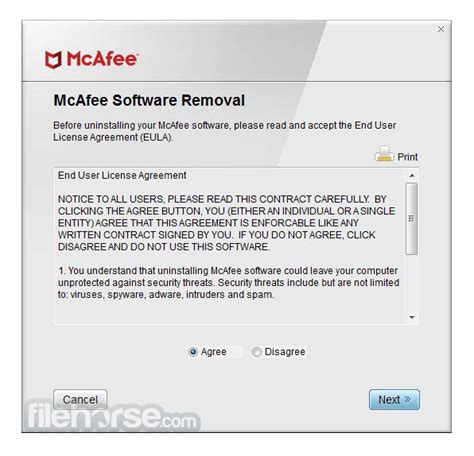 mcafee removal tool descargar.